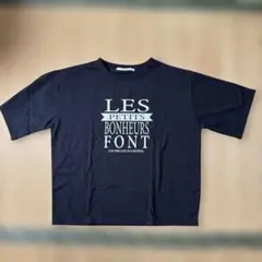 Lugnoncure ロゴプリント 半袖Tシャツ ブラック