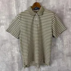 Polo by Ralph Lauren ボーダー ポロシャツ カーキ XLのサムネイル