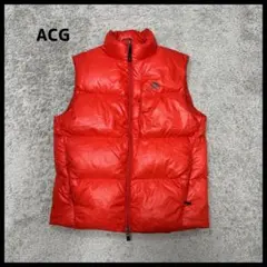ナイキ　NIKE ACG ダウンベスト　ふかふか　テック系　ワンポイントロゴ