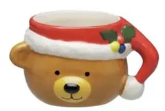 マグカップ　クリスマス　陶器　クマ　サンタクロース　クリスマスマーケット