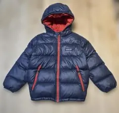 Patagonia ダウンジャケット 4Tネイビー/レッド