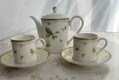 NARUMI ボーンチャイナ ティーセット 美品 来客用