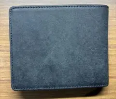 プエブロレザー　二つ折り財布　黒