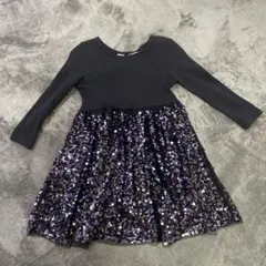 H&M スパンコール ワンピース 100ハロウィン