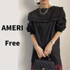 AMERI 【定価１５４００円】HANKACHI EMBROIDERY TOP