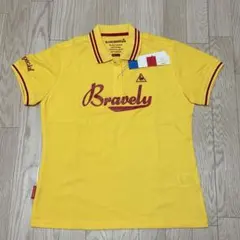 le coq sportif 半袖ポロシャツ レディース　ゴルフ　LL イエロー