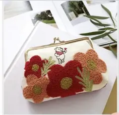 大人のおしゃれ手帖2.3月号合併　特別付録　プーさんがま口ポーチ