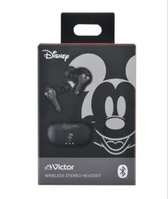 Victor ワイヤレスイヤホン ミッキーマウスデザインのサムネイル