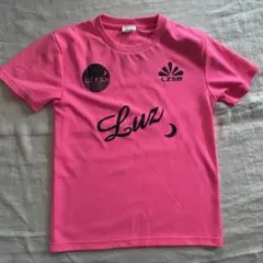 LUZ e SOM フットサル Tシャツ ピンク 150cmのサムネイル