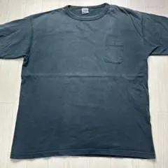 チャンピオンT1011ヘビーウェイトポケットTシャツXL 黒USA製