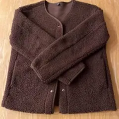 美品　UNIQLO S size ボア　茶色　コート