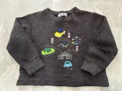 ファミリア　トレーナー裏起毛　110