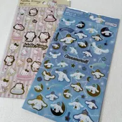 ハローキティ＆シナモロール シールセット