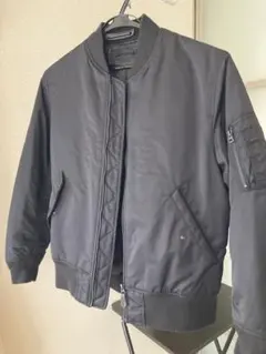 ブラック MA-1 フライトジャケット