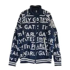 【超美品】PEARLY GATES ロゴプリント ナイロンジャケット 0