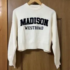 ☆INGNI ロゴニット アイボリー オフホワイト