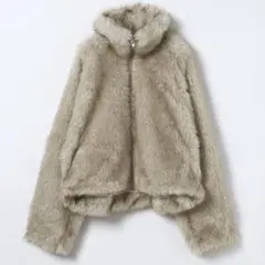 ジーナシス　MIXカラーファーブルゾン