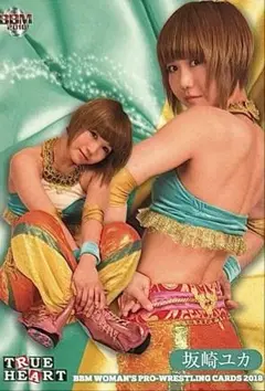 BBM 2018 TRUE HEART 坂崎ユカ 女子プロレスカード TJPW