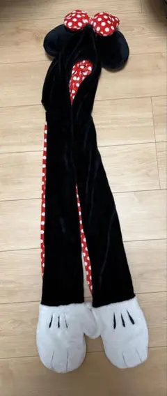 ディズニー　ファンキャップ　マフラー　ミニー