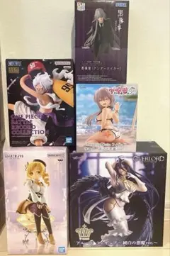 最新プライズ　美少女 ジャンプ系　フィギュア　5点セット　匿名発送　送料込み