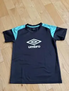 UMBRO サッカーシャツ 150 半袖 ブラック×ミントのサムネイル