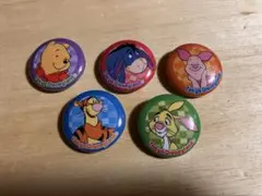 くまのプーさん　缶バッジ　まとめ売り