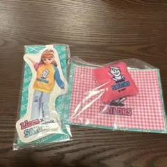 リカちゃんくじ　ダイカットキーチェーン　ブランケット&クッション