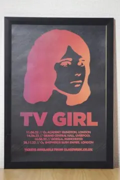 TV Girl　ポスター　額付き