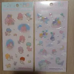 リトルツインスターズ キラぷくシール キキララ サンリオ ステッカー