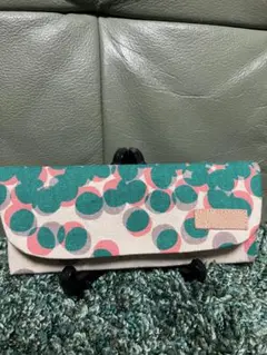 メガネケース　ハンドメイド サークル　水玉
