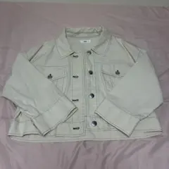 WEGO ベージュ クロップドジャケット