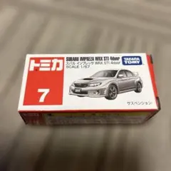 トミカ No.7 スバル インプレッサ WRX STI
