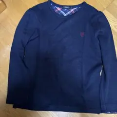 BLACK LABEL CRESTBRIDGE ネイビー 長袖ニット 2