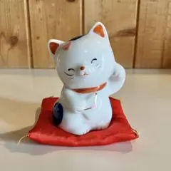 恋愛成就の招き猫　薬師窯　良縁　恋愛運UP ヴィンテージ