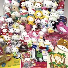 ハローキティ　ぬいぐるみ　マスコット　雑貨 など　大量　まとめ売り　ばら売り不可 ハローキティ ぬいぐるみ マスコット 大量 まとめ売り バラ不可能