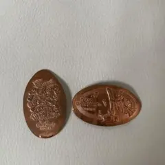 東京ディズニーランド　スーベニアメダル2枚セット