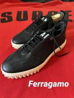 ✨極美品✨Ferragamo フェラガモ スニーカー AARONブラックのサムネイル