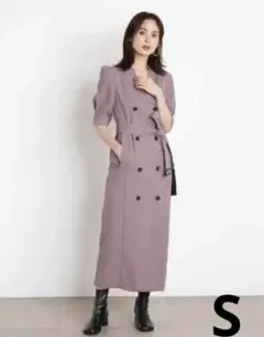 snidel トレンチタイトロングワンピース