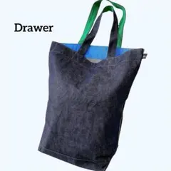 Drawer ドゥロワー デニムトートバッグ ノベルティ 非売品 大容量 ロゴのサムネイル