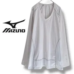 【ミズノ】カットソー　薄手　メッシュ　陸上　ウェア　大きいサイズ　スポーツ　XL