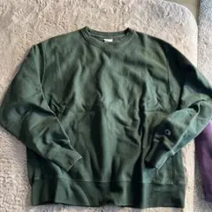 Champion リバースウィーブ2000〜トレーナー XLグリーン 単色タグ