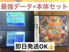 【今日限りセール】DSi本体＋イナズマイレブン3 ボンバー やり込みデータ付き