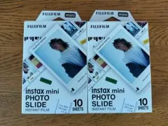 新品未開封　チェキフィルム インスタックスミニ ホワイト 20枚
