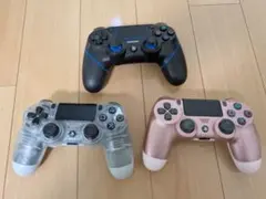 ジャンク PS4用 コントローラー 3つ