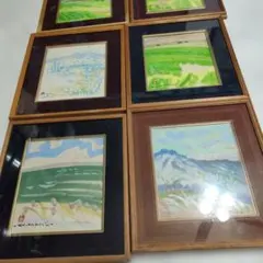 日本画 風景画 富士　6点セット茂木直樹他 日本画 風景画 富士 6点セット茂木直樹他バラ売り可 - メルカリ