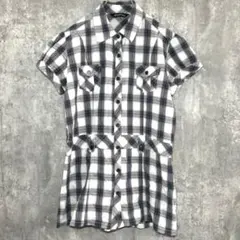 ✨綿100％✨ アバリス 【LL】 シャツ チュニック カジュアル チェック