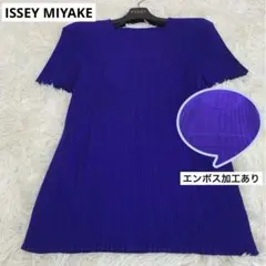 ISSEY MIYAKE【エンボス加工/99ss◆半袖 カットソー】プリーツのサムネイル
