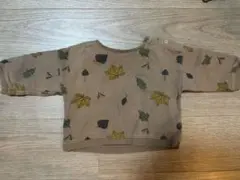 organic zoo トレーナー 6-12m Fall In Love 葉っぱ