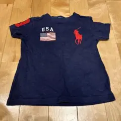 Polo Ralph Lauren USA Tシャツ 2T ネイビー