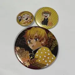 鬼滅の刃 竈門禰豆子 缶バッジ グッズ コレクション缶バッジプチ 我妻善逸 原作
